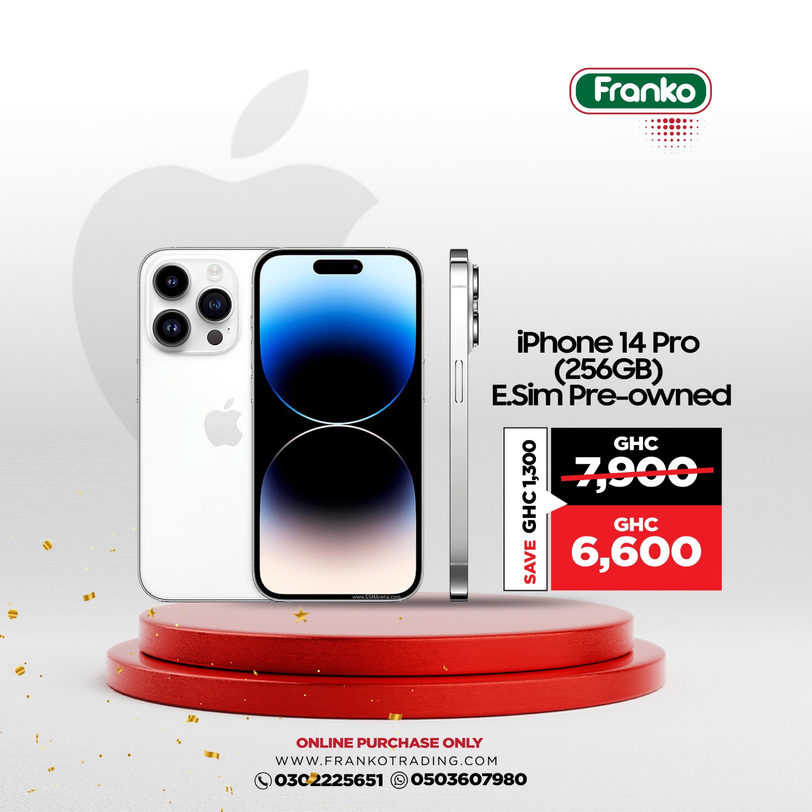 iPhone 14 Pro (256GB) E.Sim Pre-owned - Best Price